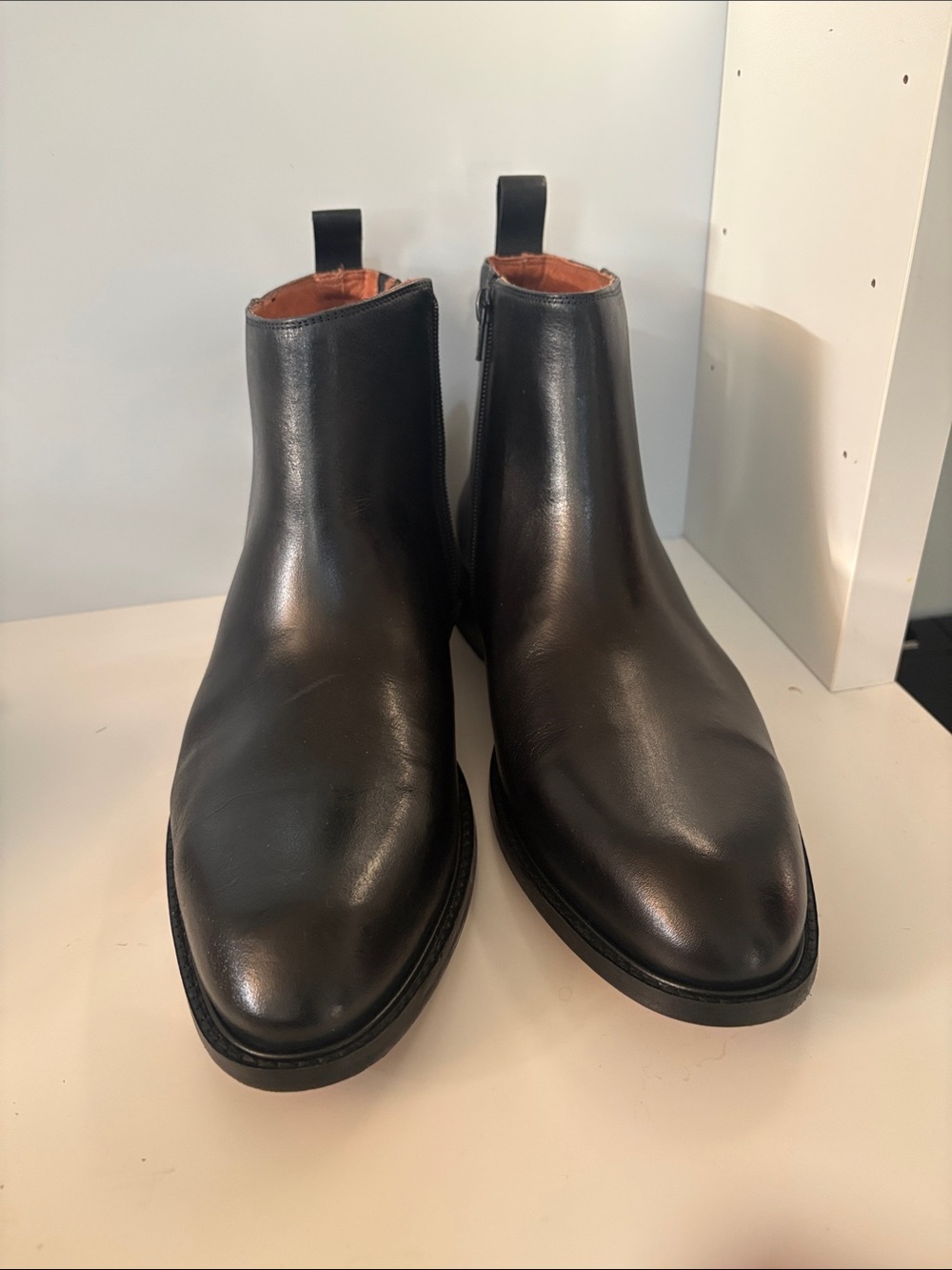 Donald J. Pliner Men's Black Leather Chukka Boots